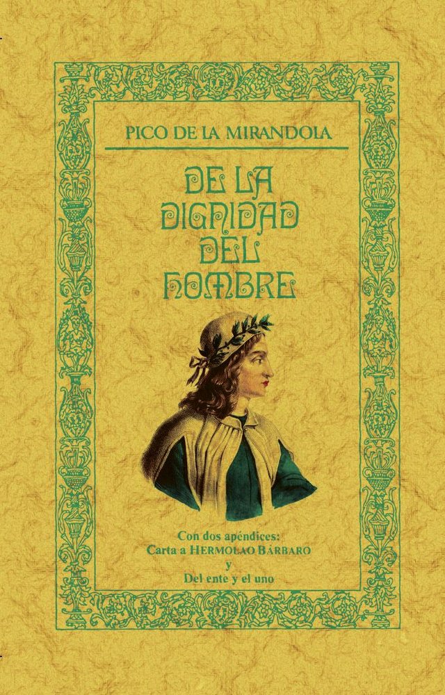 De la dignidad del hombre, de PICO DELLA MIRANDOLA, GIOVANNI | portada del libro
