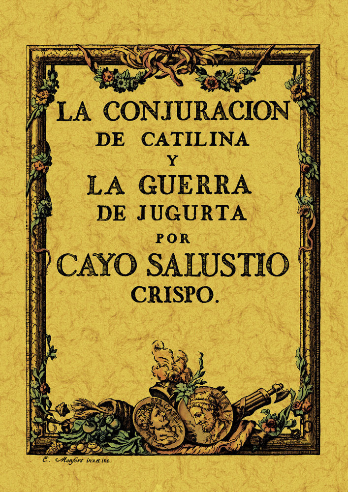 LA CONJURACIÓN DE CATILINA Y LA GUERRA DE JUGURTA, de CAYO SALUSTIO, CRISPO | portada del libro
