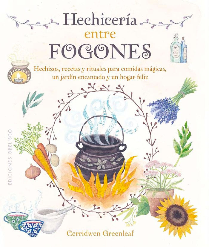 HECHICERIA ENTRE FOGONES, de GREENLEAF, CERRIDWEN | portada del libro