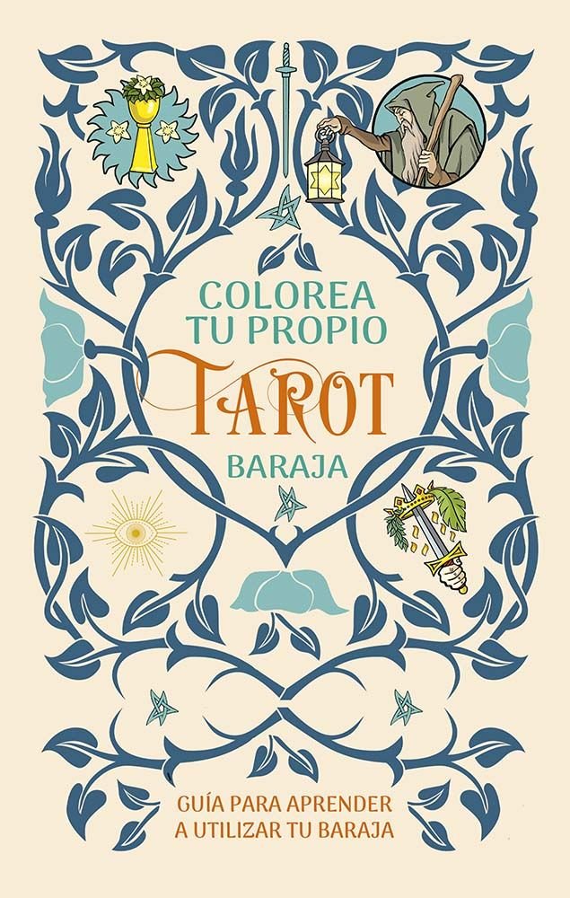 COLOREA TU PROPIO TAROT + CARTAS, de ANONIMO | portada del libro