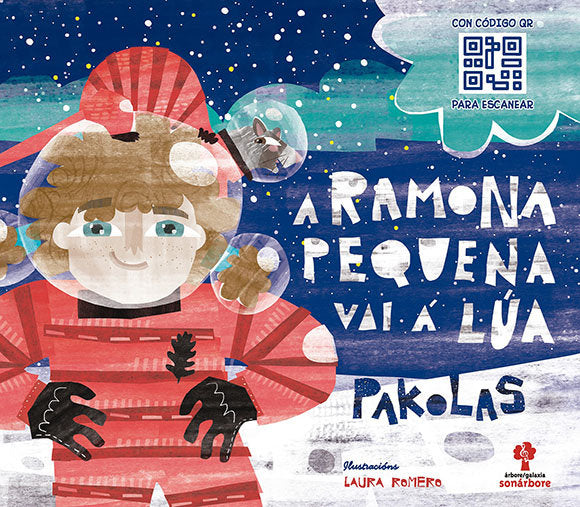 RAMONA PEQUENA VAI A LUA, de PAKOLAS | portada del libro
