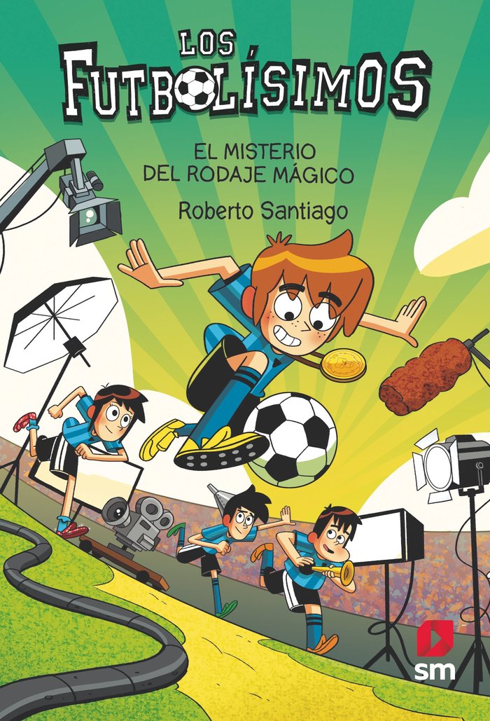 FUTBOLISIMOS 24 EL MISTERIO DEL RODAJE MAGICO, de SANTIAGO, ROBERTO | portada del libro
