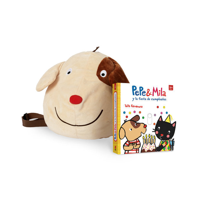 PACK MOCHILA PEPE Y MILA Y LA FIESTA DE CUMPLEAÑOS, de KAWAMURA, YAYO | portada del libro