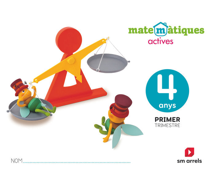 Matematiques actives. 4 anys, de BERNABEU RUIZ, JAVIER | portada del libro
