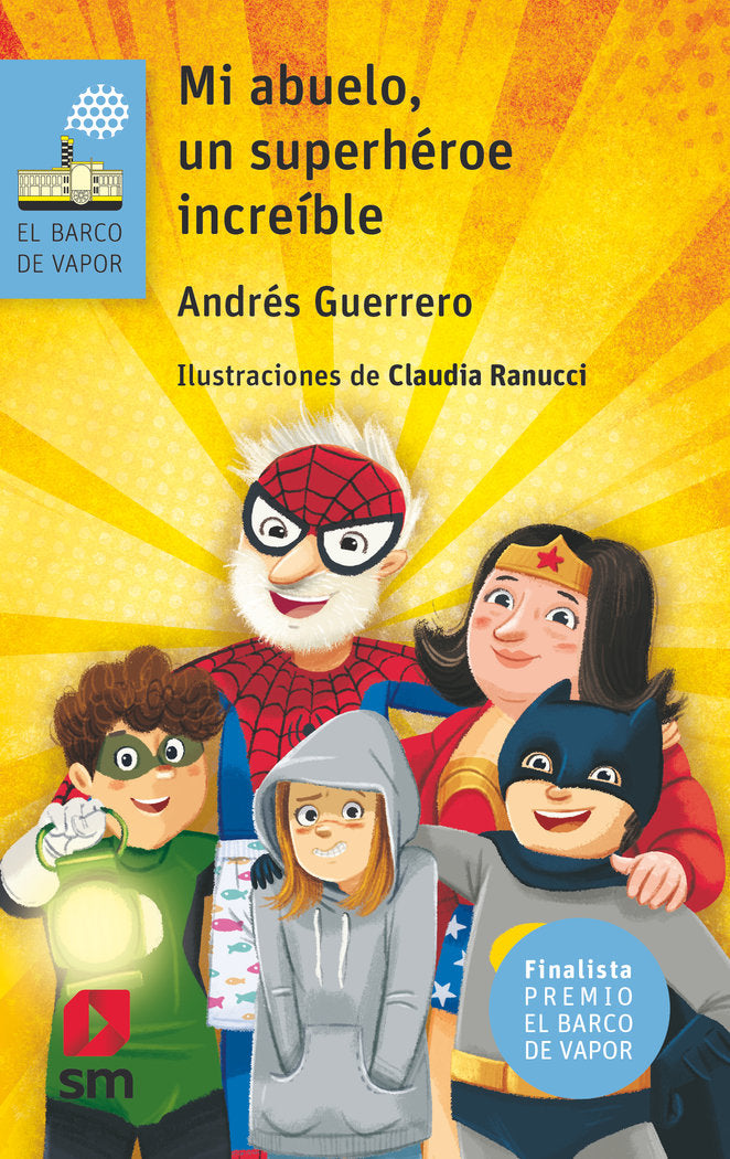 AZUL/MI ABUELO ES UN SUPERHEROE, de GUERRERO, ANDRES | portada del libro