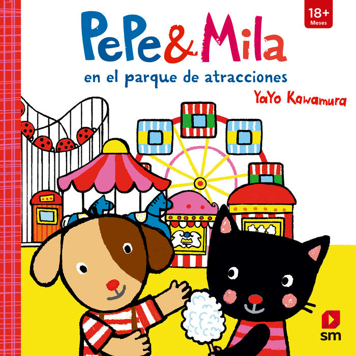 Pepe y Mila en el parque de atracciones, de KAWAMURA, YAYO | portada del libro