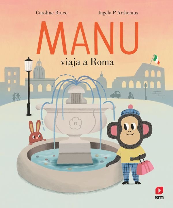 MANU VIAJA A ROMA, de BRUCE, CAROLINE | portada del libro