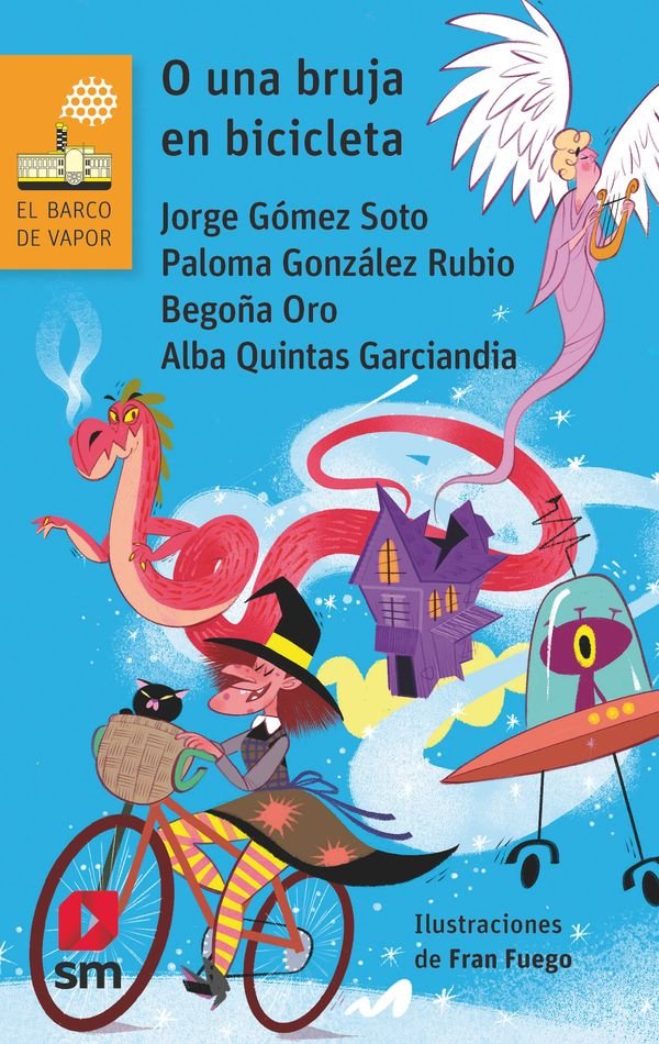 O UNA BRUJA EN BICICLETA, de ORO PRADERA, BEGOÑA | portada del libro