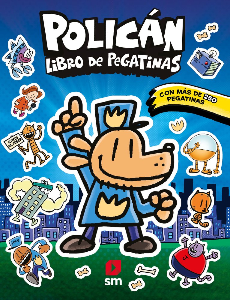 POLICAN:LIBRO DE PEGATINAS, de PILKEY, DAV | portada del libro