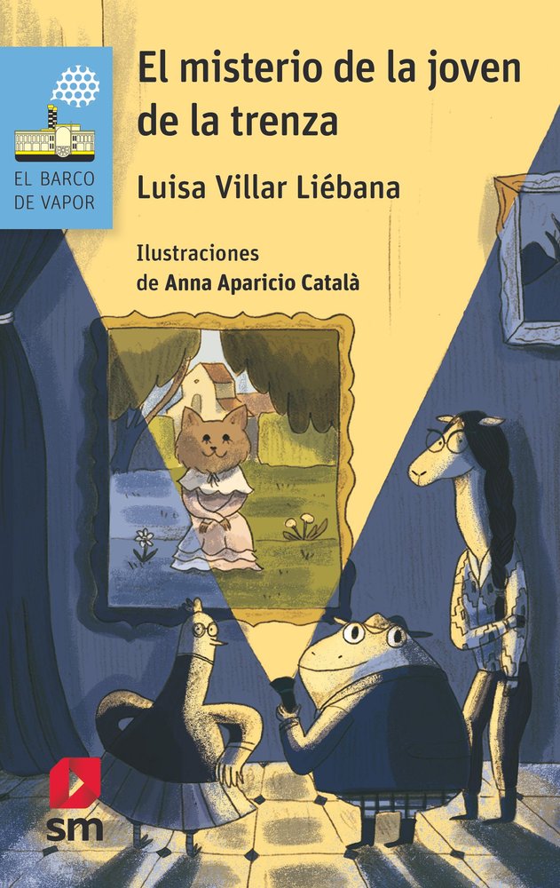 AZUL/MISTERIO DE LA JOVEN DE LA TRENZA, de VILLAR LIEBANA, LUISA | portada del libro