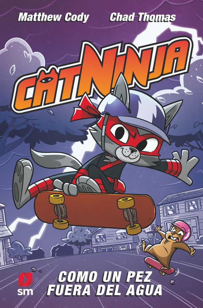 CATNINJA:COMO UN PEZ FUERA DEL AGUA, de CODY, MATTHEW | portada del libro