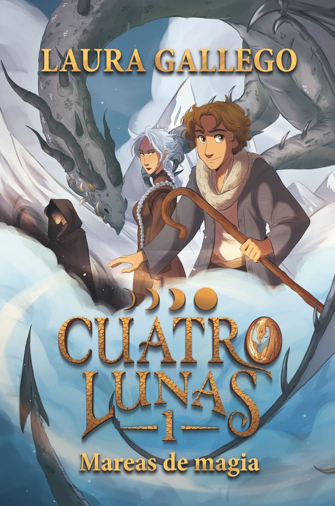 CUATRO LUNAS 1: MAREAS DE MAGIA, de GALLEGO, LAURA | portada del libro