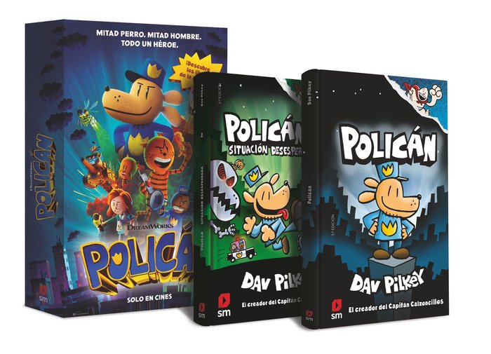 PACK CAJA DE POLICAN LIBROS 1 Y 2, de PILKEY, DAV | portada del libro