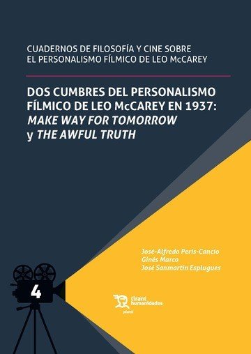 DOS CUMBRES DEL PERSONALISMO FILMICO DE LEO MCCAREY EN 1937:, de PERIS CANCIO | portada del libro