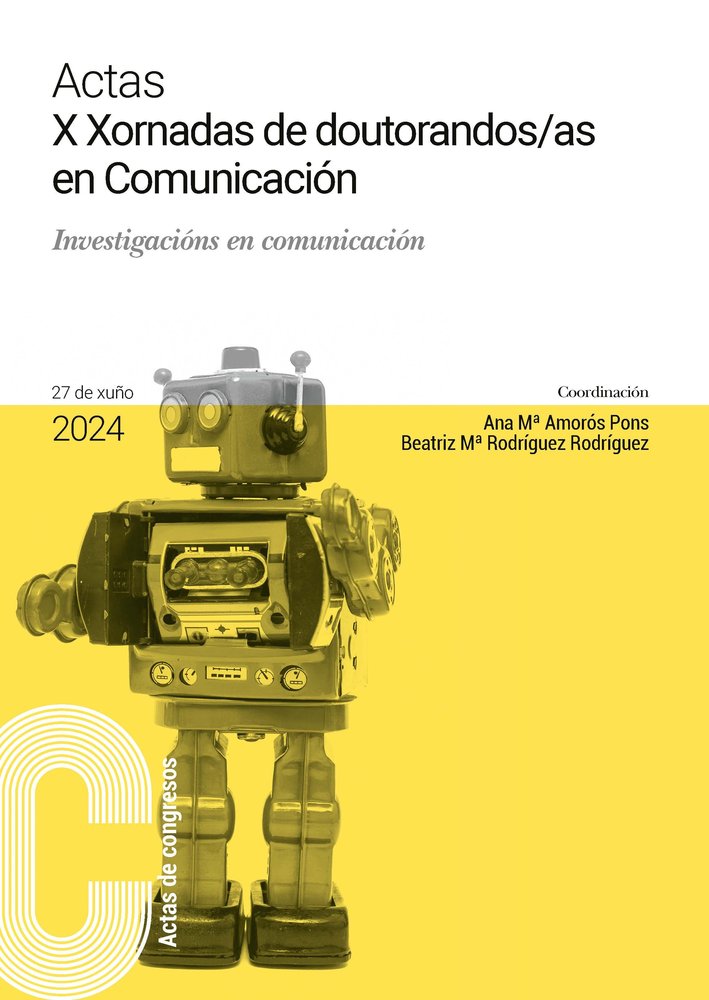 ACTAS X XORNADAS DE DOUTORANDOS/AS EN COMUNICACION. | portada del libro