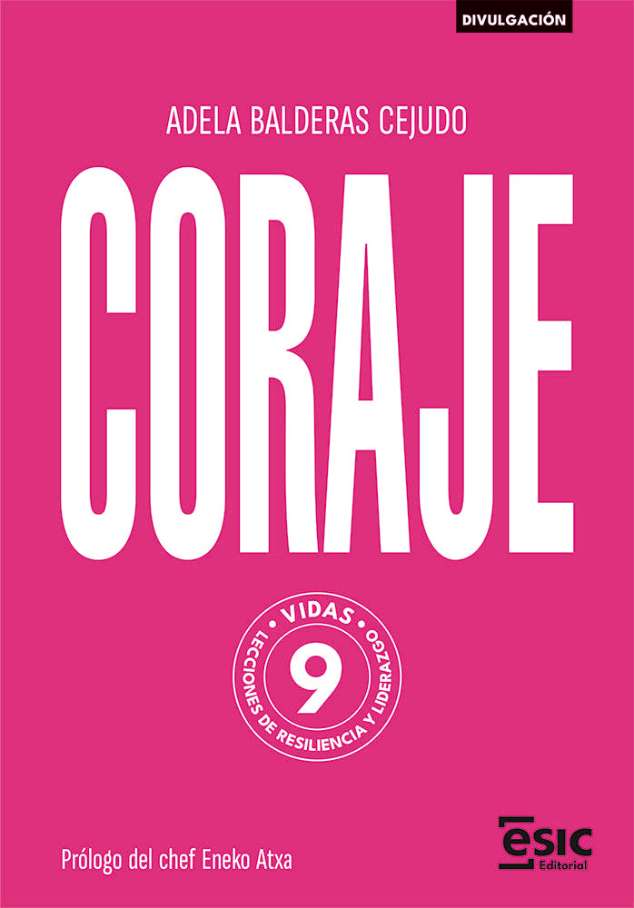 CORAJE, de BALDERAS CEJUDO, ADELA | portada del libro