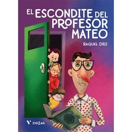 EL ESCONDITE DEL PROFESOR MATEO, de RAQUEL DIEZ REAL. | portada del libro