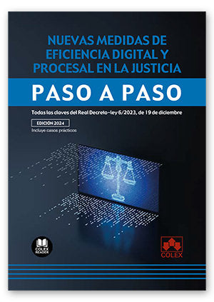 NUEVAS MEDIDAS DE EFICACIA DIGITAL Y PROCESAL EN LA JUSTICI | portada del libro