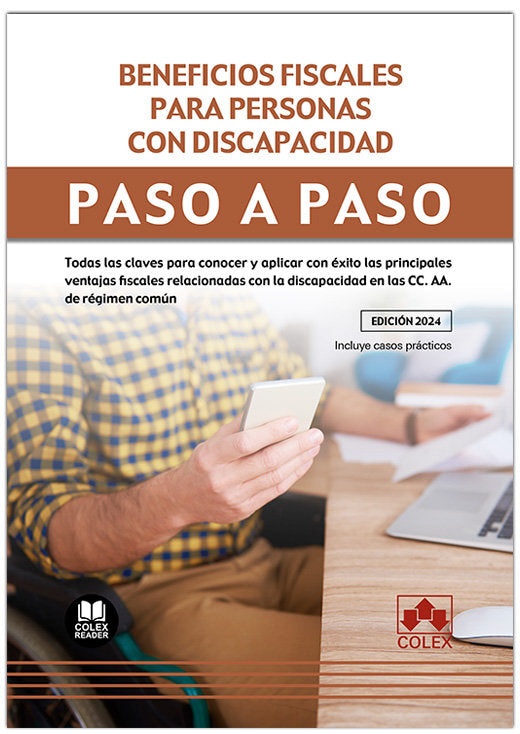 BENEFICIOS FISCALES PARA PERSONAS CON DISCAPACIDAD PASO A P | portada del libro