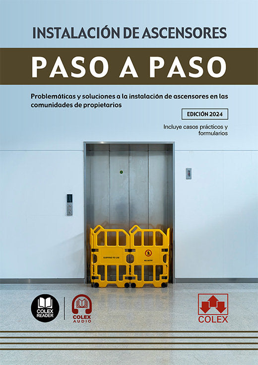 INSTALACION DE ASCENSORES PASO A PASO | portada del libro
