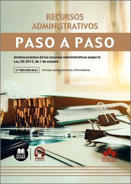 RECURSOS ADMINISTRATIVOS PASO A PASO 2024, de DELGADO SANCHO,CARLOS DAVID | portada del libro