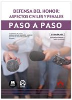 DEFENSA DEL HONOR ASPECTOS CIVILES Y PENALES, de CARLOS DAVID DELGADO SANCHO | portada del libro