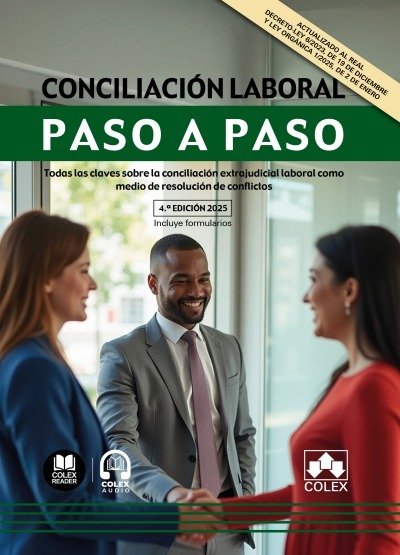 CONCILIACION LABORAL PASO A PASO 2025 | portada del libro