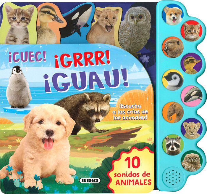 ¡ESCUCHA A LAS CRIAS DE LOS ANIMALES!, de EDICIONES, SUSAETA | portada del libro