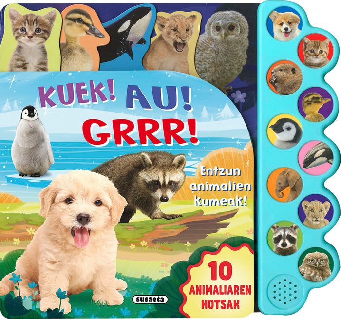 ENTZUN ANIMALIEN KUMEAK!, de EDICIONES, SUSAETA | portada del libro