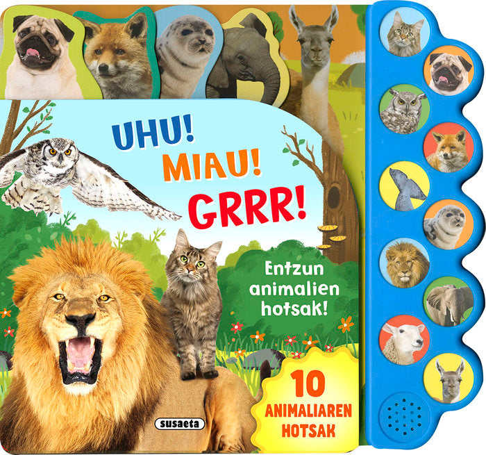 ENTZUN ANIMALIEN HOTSAK!, de EDICIONES, SUSAETA | portada del libro