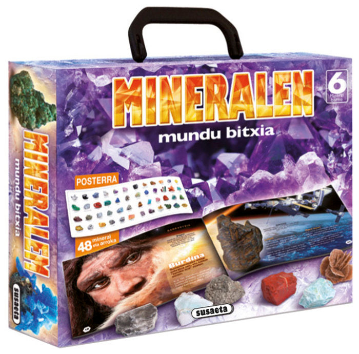 MINERALEN MUNDU BITXIA, de URIEL, ROBERTO | portada del libro