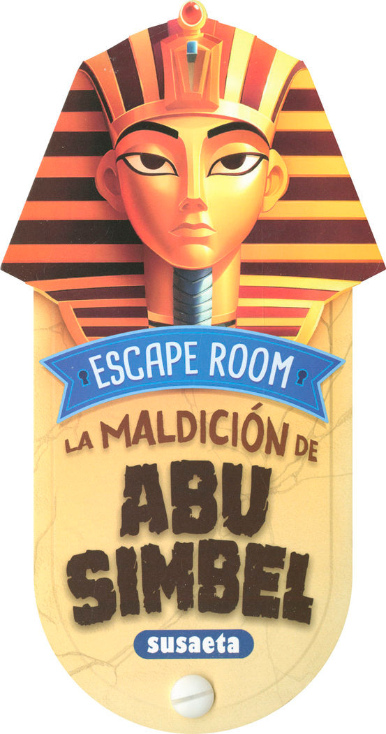 ESCAPE ROOM. LA MALDICION DE ABU SIMBEL, de SUSAETA EDICIONES | portada del libro