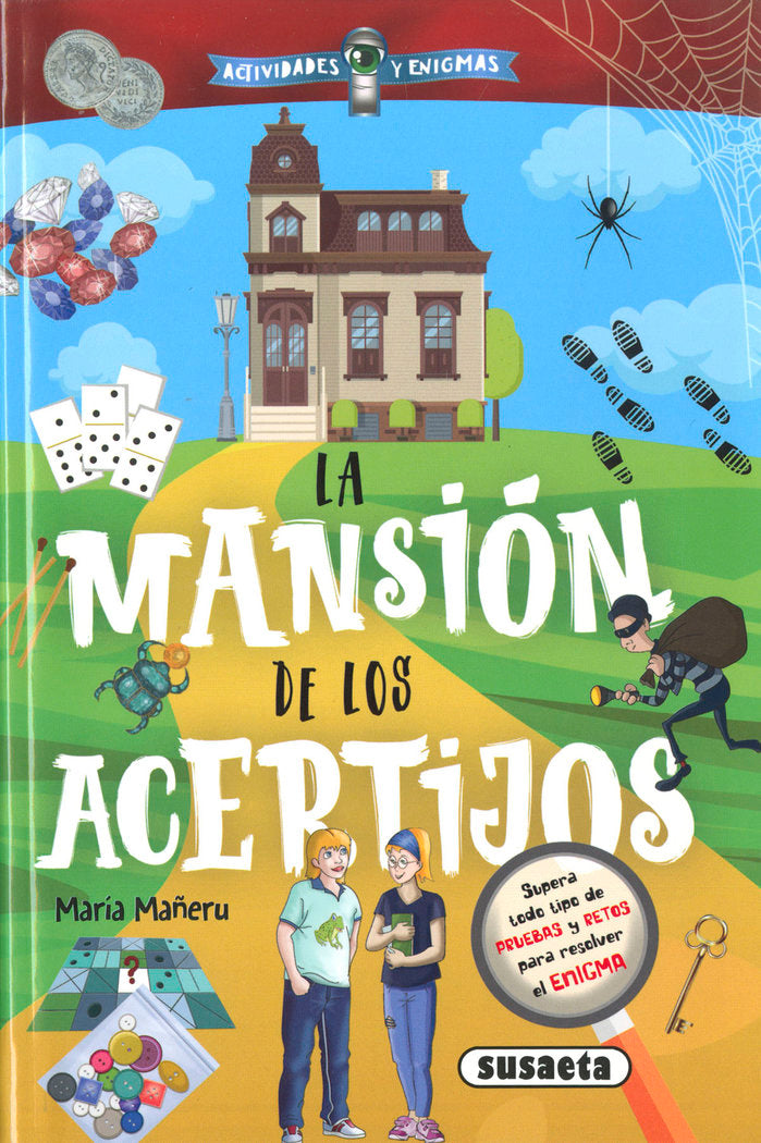 LA MANSION DE LOS ACERTIJOS, de MAÑERU CAMARA, MARIA | portada del libro
