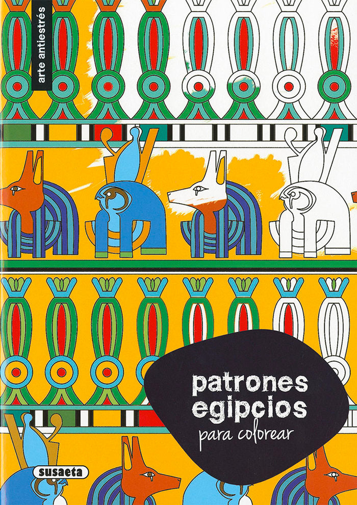 PATRONES EGIPCIOS PARA COLOREAR, de SUSAETA | portada del libro