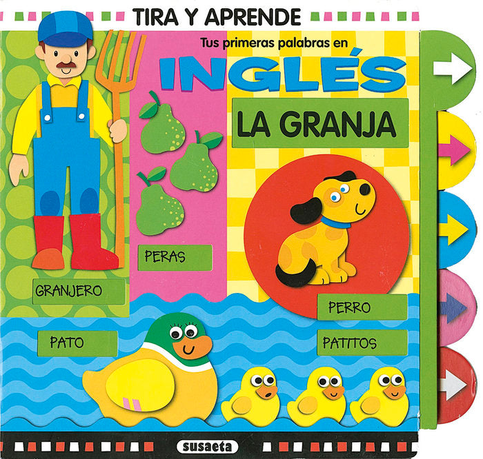 TUS PRIMERAS PALABRAS EN INGLES. LA GRANJA, de BUSQUETS, JORDI | portada del libro