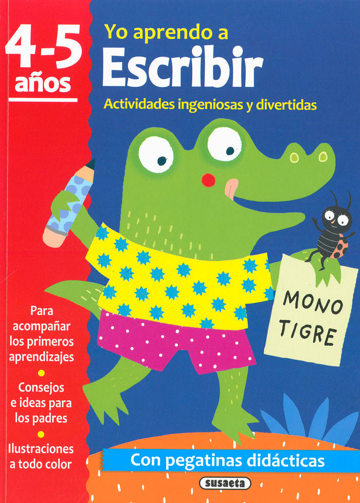 ESCRITURA 4-5 AÑOS, de SUSAETA, EQUIPO | portada del libro