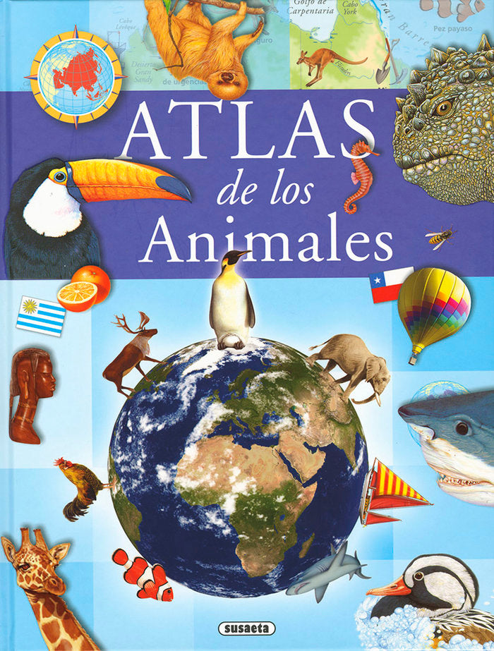 ATLAS DE LOS ANIMALES, de SSUAETA, EQUIPO | portada del libro