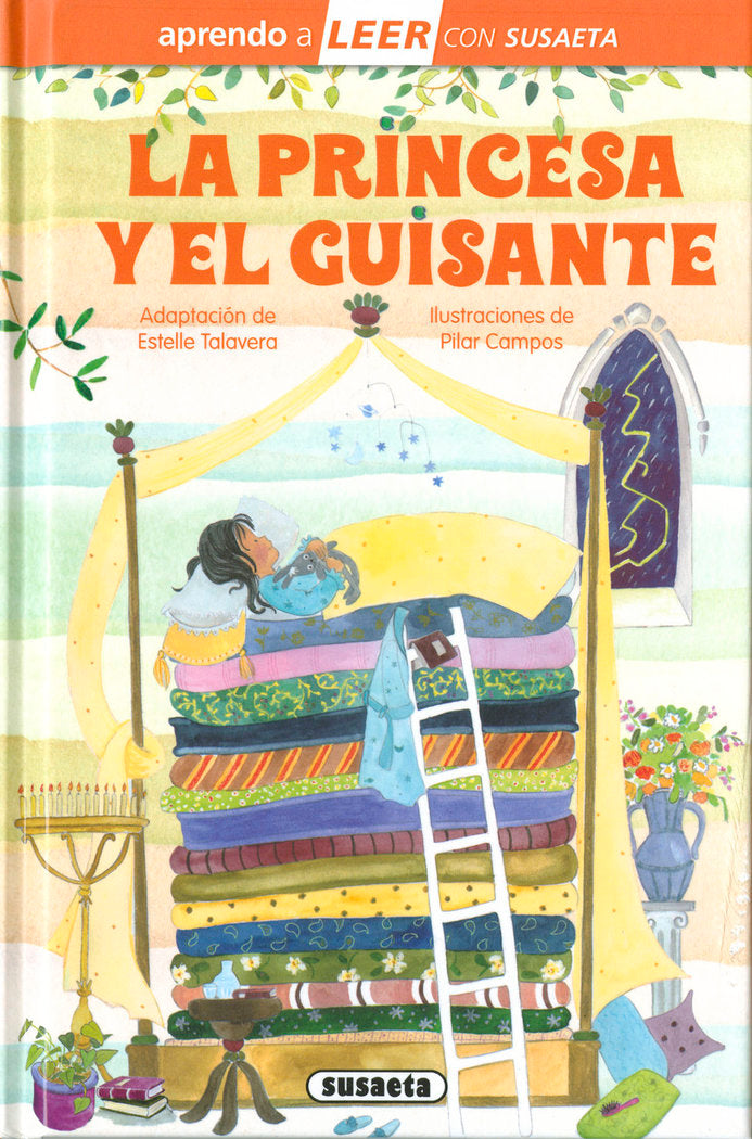 LA PRINCESA Y EL GUISANTE, de ADAPTACION DE ESTELLE TALAVERA | portada del libro