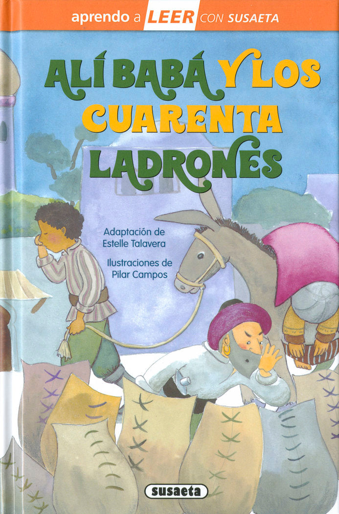 ALI BABA Y LOS CUARENTA LADRONES, de ADAPTACION DE ESTELLE TALAVERA | portada del libro