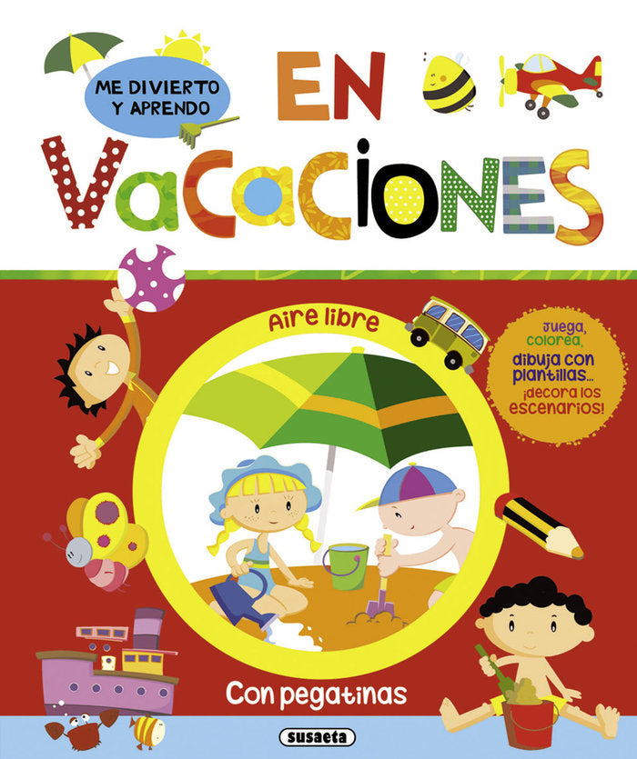 ME DIVIERTO Y APRENDO EN VACACIONES. AIRE LIBRE, de SUSAETA, EQUIPO | portada del libro