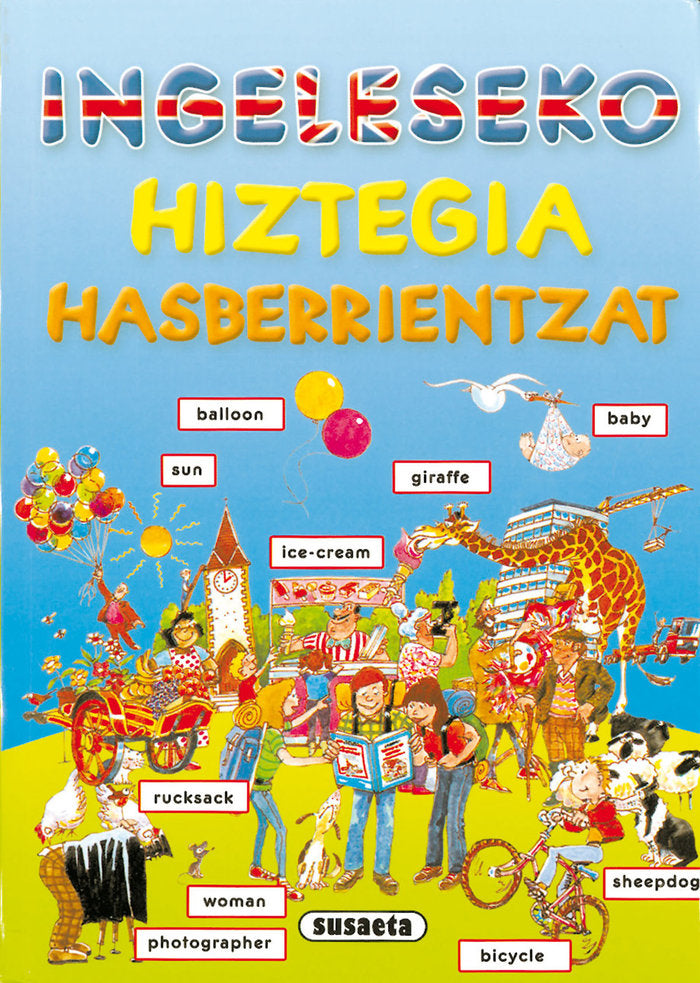 INGELESEKO HIZTEGIA HASBERRIENTZAT, de SUSAETA, EQUIPO | portada del libro