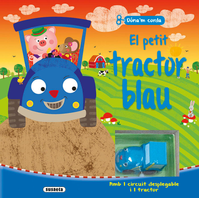 EL PETIT TRACTOR BLAU, de SUSAETA | portada del libro