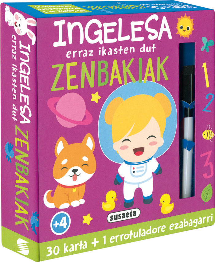 INGELESA ERRAZ IKASTEN DUT ZENBAKIAK, de YOMIKOKO | portada del libro