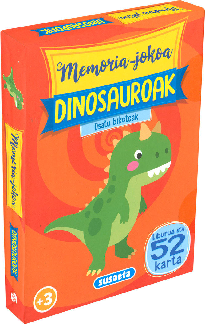 MEMORIA-JOKOA DINOSAUROAK, de SUSAETA, EQUIPO | portada del libro