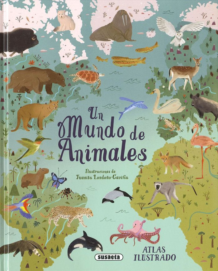 UN MUNDO DE ANIMALES, de LEACH, MICHAEL | portada del libro
