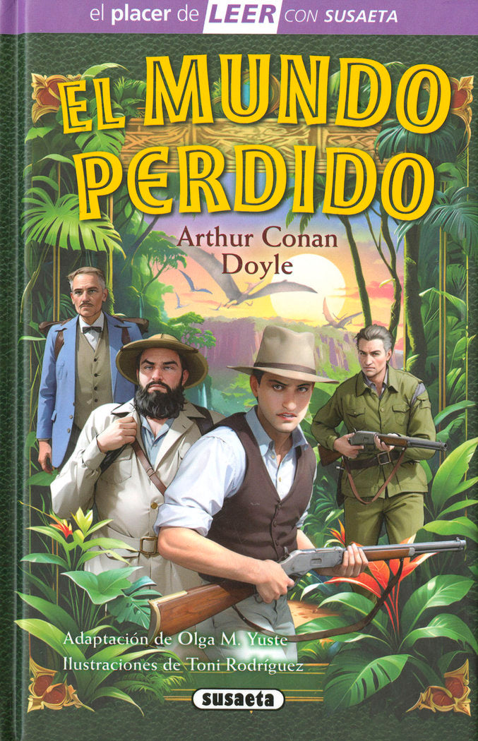EL MUNDO PERDIDO, de CONAN DOYLE, ARTHUR (ADAPTACION DE OLGA M. YUSTE) | portada del libro