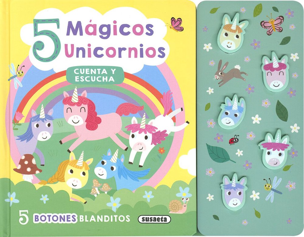 5 MAGICOS UNICORNIOS, de SUSAETA EDICIONES | portada del libro
