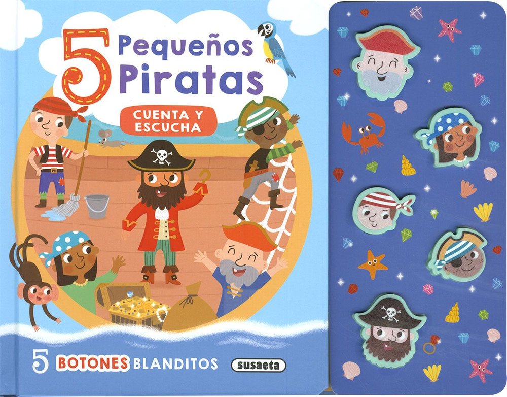 5 PEQUEÑOS PIRATAS, de SUSAETA EDICIONES | portada del libro