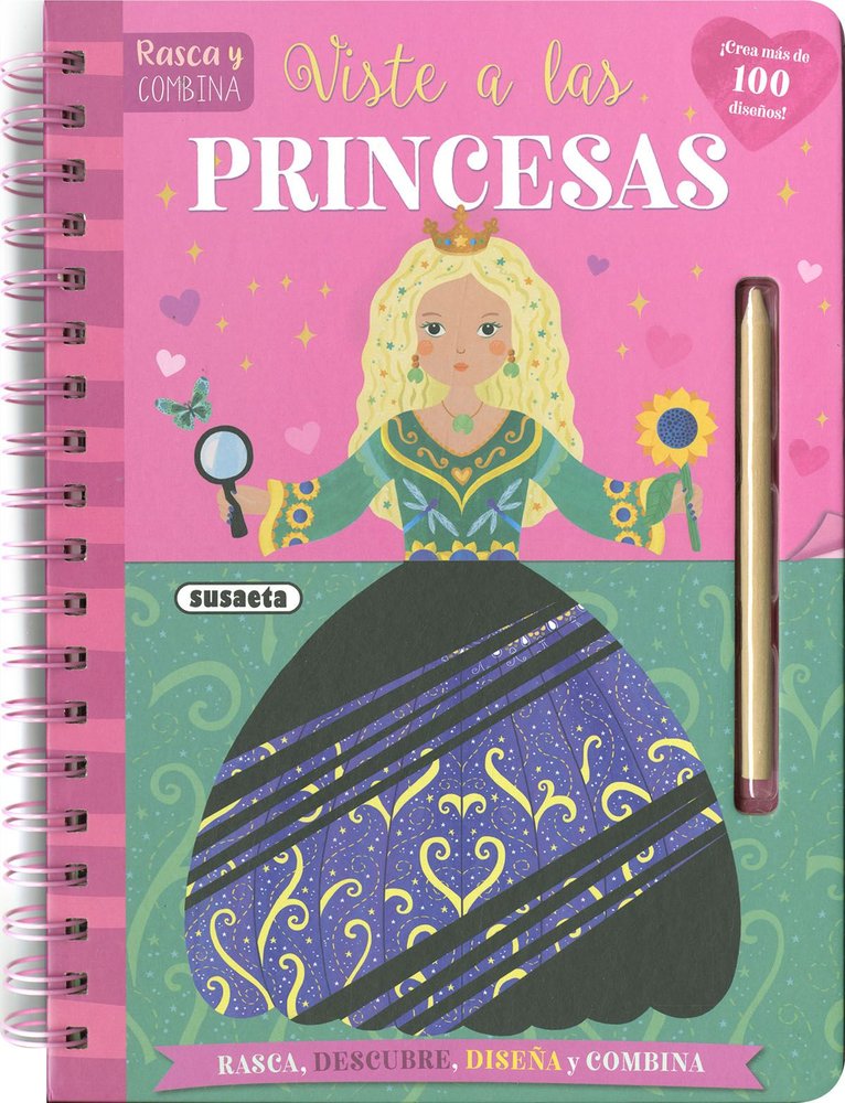 VISTE A LAS PRINCESAS, de SUSAETA EDICIONES | portada del libro