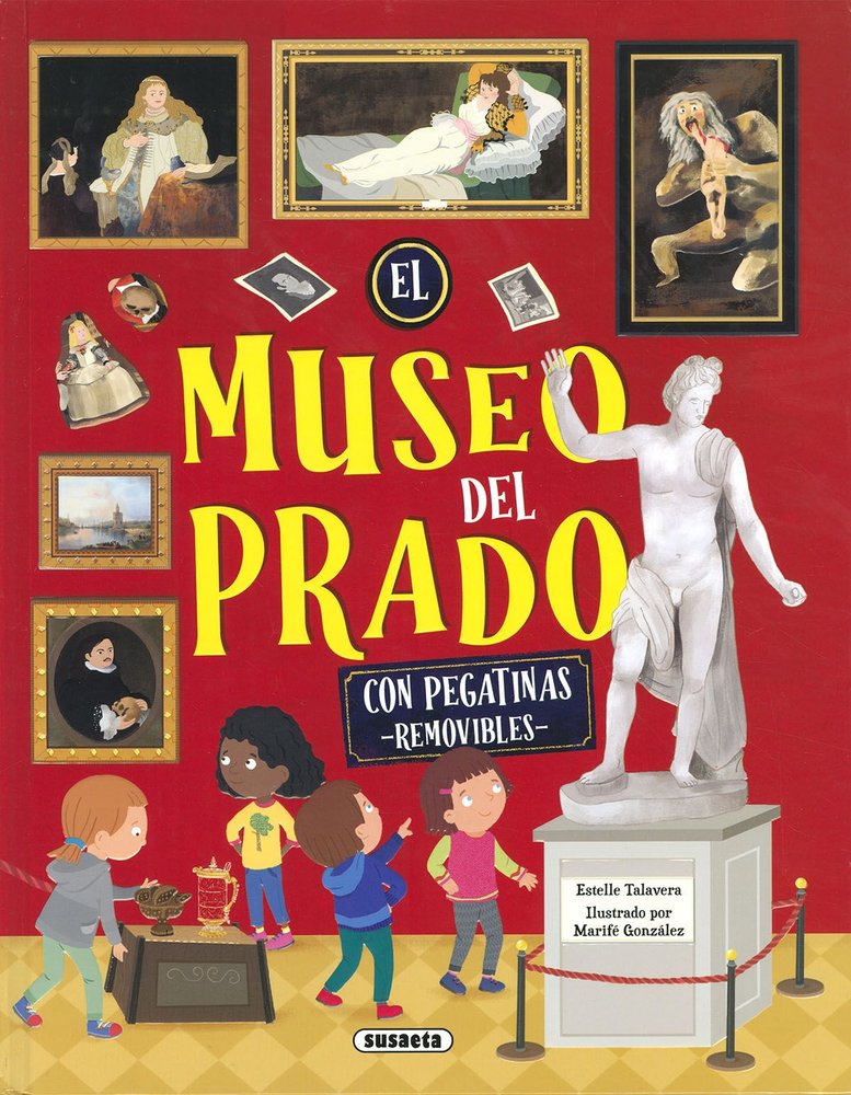 EL MUSEO DEL PRADO CON PEGATINAS, de TALAVERA, ESTELLE | portada del libro